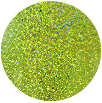 Sequins Round No Hole - 80mm - Hologram Lime Green (Pack)