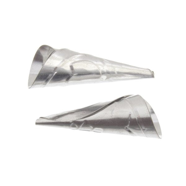 Findings - Jingle - 45mm Embossed Jingle Cone Tulip - Aluminum (100)