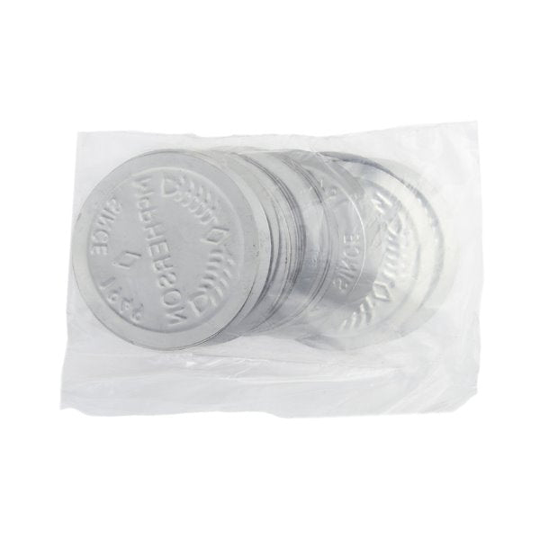 Findings - Jingle - 64mm Embossed Jingle Flat Charm McPherson - Aluminum (25)