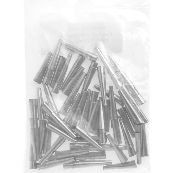 Findings - Jingle - 25mm Jingle Cone - Silvertone (100)