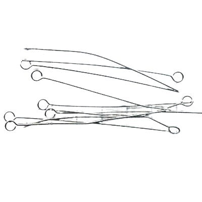 EYEpins - 1.5in / 24ga - Rhodium Plated (100)