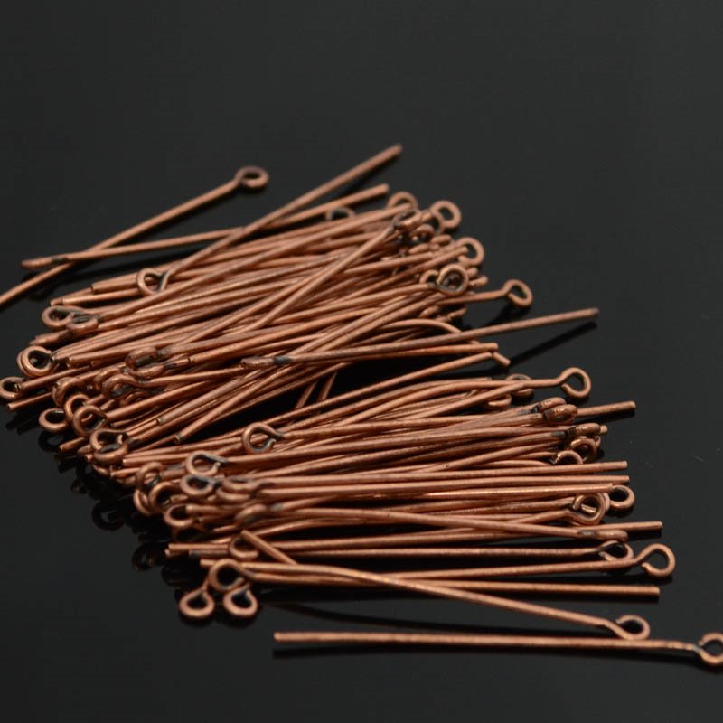 EYEpins - 1.5in / 20ga - Antique Copper (100)