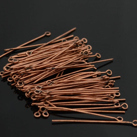 EYEpins - 1.5in / 20ga - Antique Copper (100)