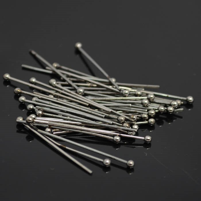 Headpins - 1in / 20ga Big Ball - Gunmetal (50)