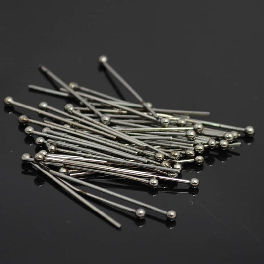 Headpins - 1in / 20ga Big Ball - Gunmetal (50)