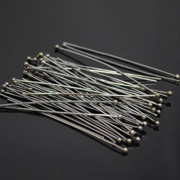 Headpins - 2in / 20ga Big Ball - Gunmetal (50)