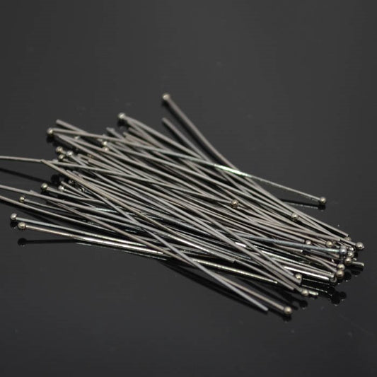 Headpins - 2in / 21ga Ball - Gunmetal (50)