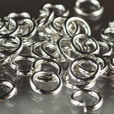 Jump Rings Open - 9mm - Nickel (10g)