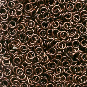 Jump Rings Open - 5mm - Antique Copper (5 gram)