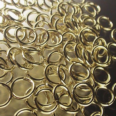 Jump Rings Open - 7mm - Bright Brass (100)