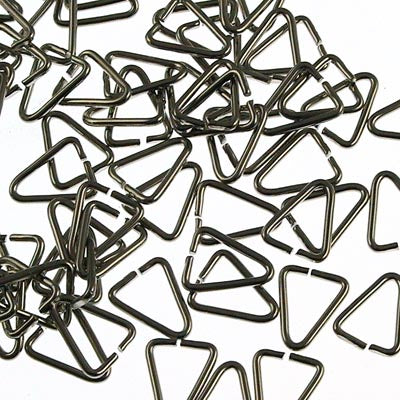 Bail Triangle - 7mm - Nickel (100)