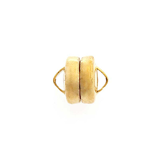 Magnetic Clasp Basic Flat Round - 6mm - Goldplated