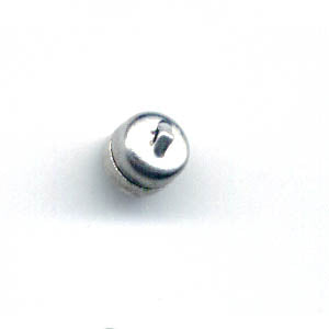 Magnetic Clasp Basic Flat Round - 6mm - Nickel