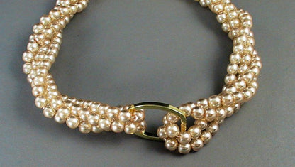 Clasp - Pearl Shortener - Antique Gold (2)