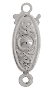 Clasp - 17mm - Sliding Safety Clasp - Nickel (10)