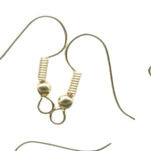 Earring - Simple Fishhooks - Goldtone (100)