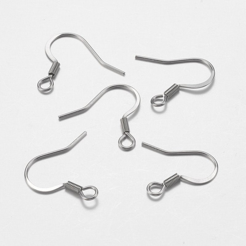 Earring - French Style Classic Fishhook - Surgical Steel (100)