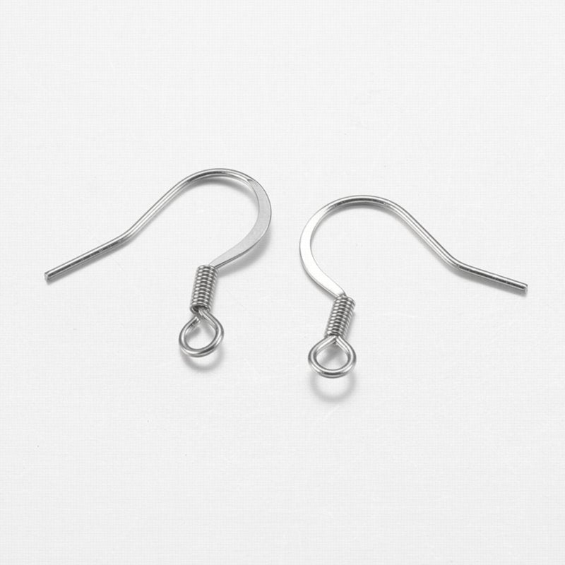 Earring - French Style Classic Fishhook - Surgical Steel (100)