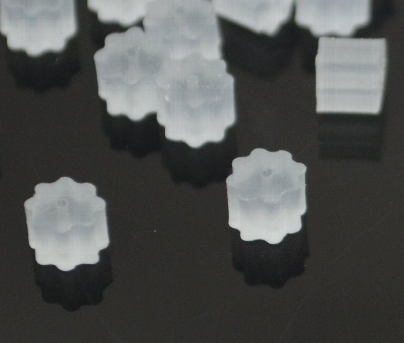 Earring -  Plastic stopper for Earring Wires - Clear-ish (100)
