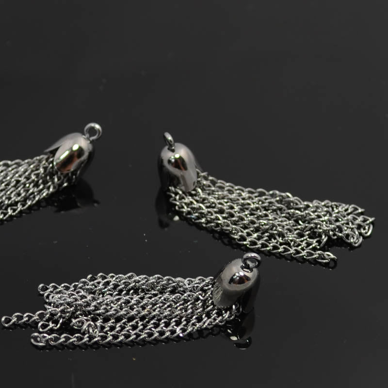 Components - 35mm Chain Tassel - Gunmetal
