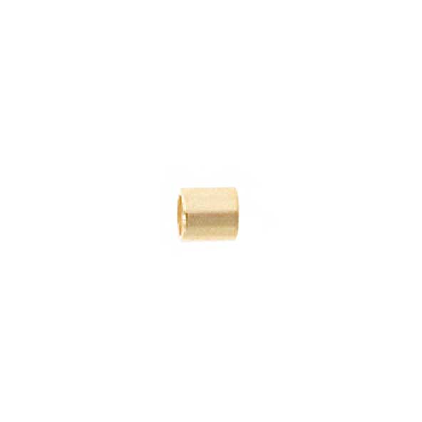 Crimp Tubes - Seamless - 2mm  - Goldplated (1.5 grams)