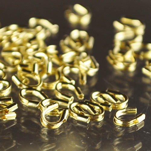 Wire Guardian -  for Beading Wire up to .019in - Brass (100)