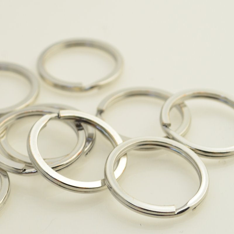 Split Rings  - 25mm - Nickel (10)