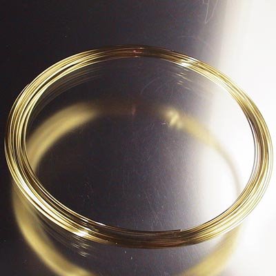 Memory Wire - 3.5in Necklace Memory Wire - Goldplated (.5 oz)