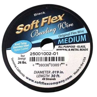 Softflex   .019 (Medium)/Black 30ft