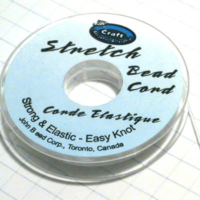Stringing - .5mm x 10m Stretch Bead Cord - Clear (Spool)