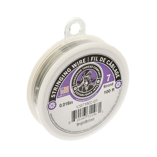 Gudebrod 0.018in 7 Strand   Bright 100ft