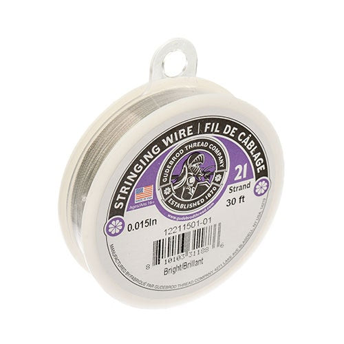 Gudebrod 0.015in 21 Strand   Bright 30ft