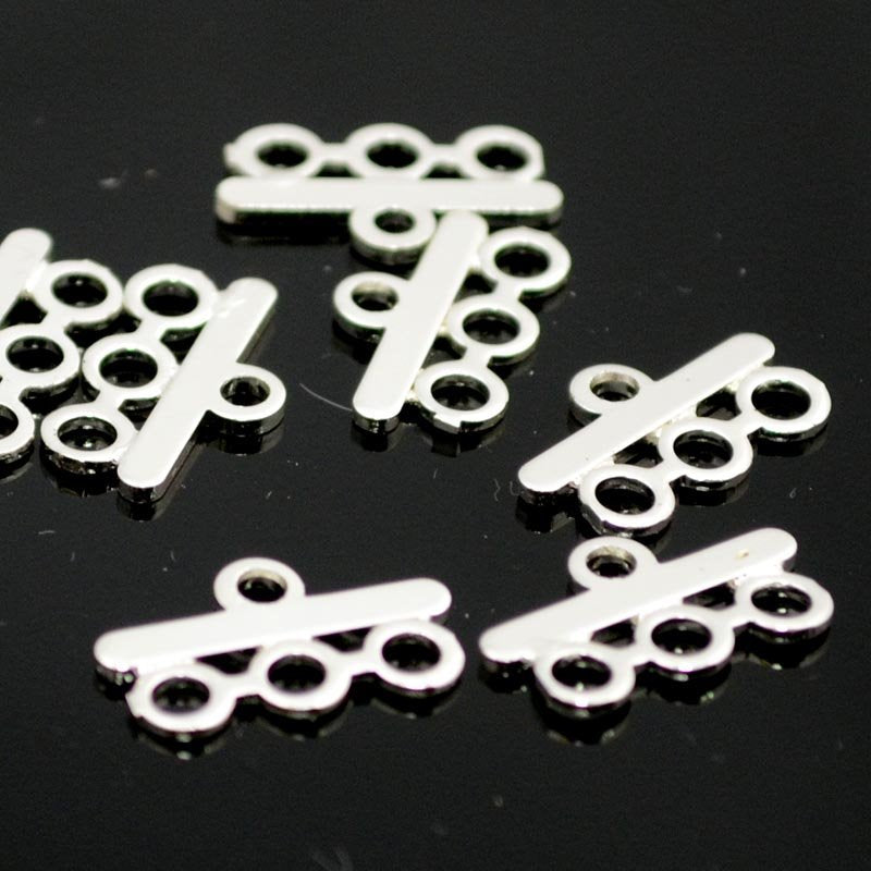 Connector - 1:3 Lightweight Multistrand - Silvertone