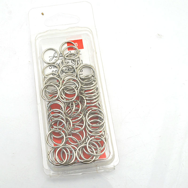 Jump Rings Open - 10mm - Stainless Steel (75)