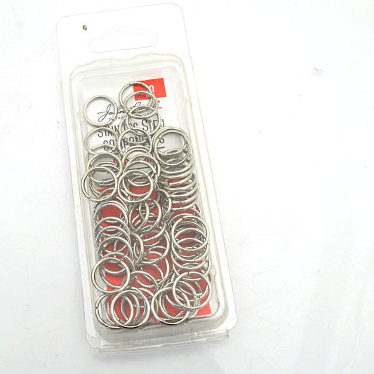 Jump Rings Open - 10mm - Stainless Steel (75)