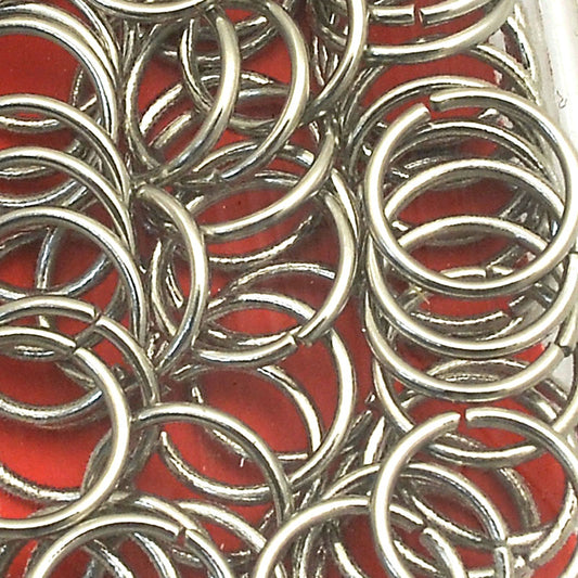 Jump Rings Open - 10mm - Stainless Steel (75)