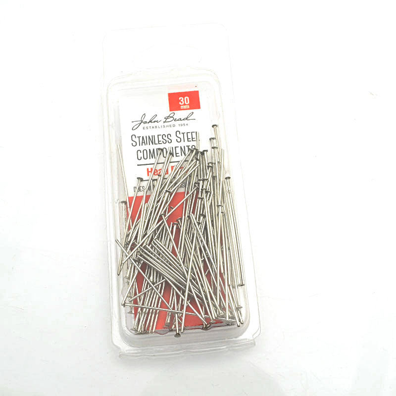 Headpins - 1in / 22ga  - Stainless Steel (100)