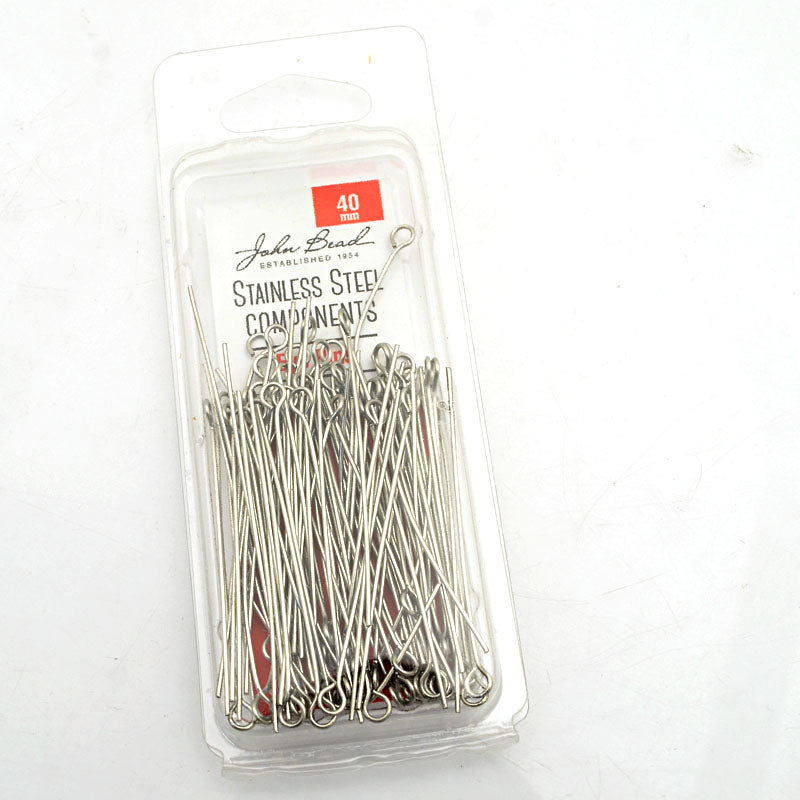 EYEpins - 1.5in / 22ga - Stainless Steel (100)