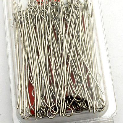 EYEpins - 1.5in / 22ga - Stainless Steel (100)