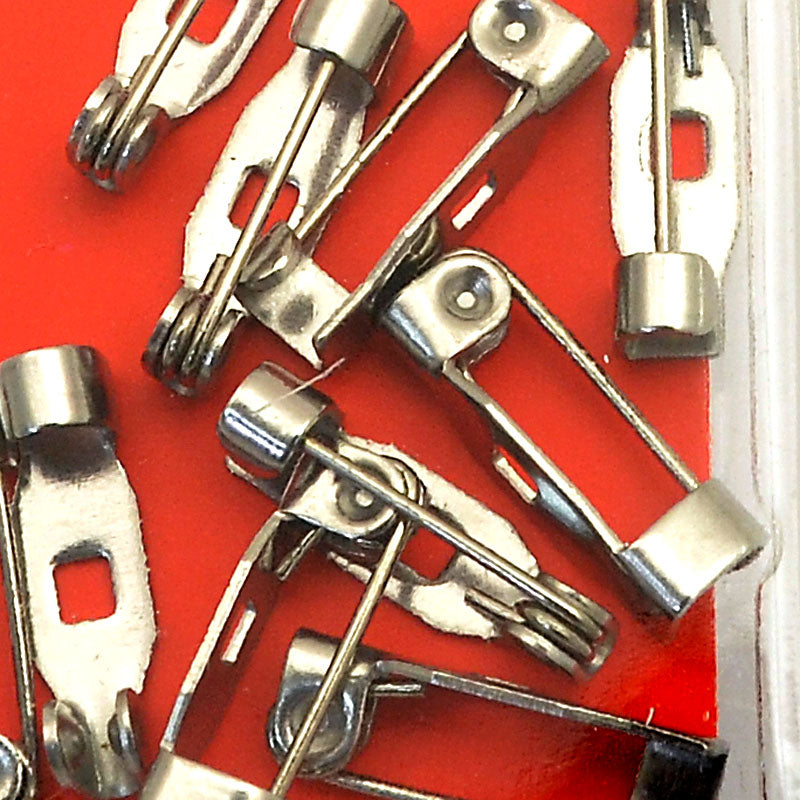 Findings - 14mm Bar Pin Brooch - Stainless Steel (10)