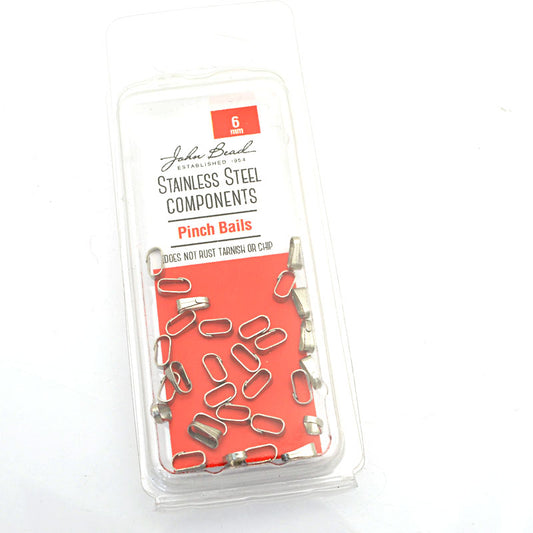 Snap Bail  - 6mm - Stainless Steel (30)