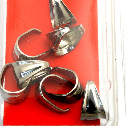 Pinch Bail  - 10mm - Stainless Steel (8)