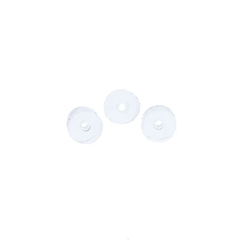 Must-Have Finding - 3x4mm Plastic Earring Backs - Clear (200pcs)