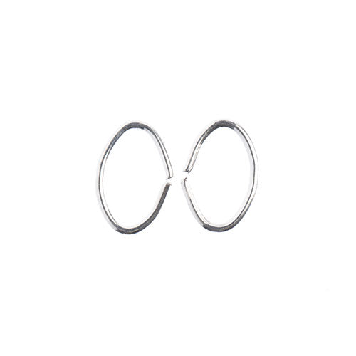 Must-Have Finding - 8x6mm Jump Ring Oval - Silver (88pcs)