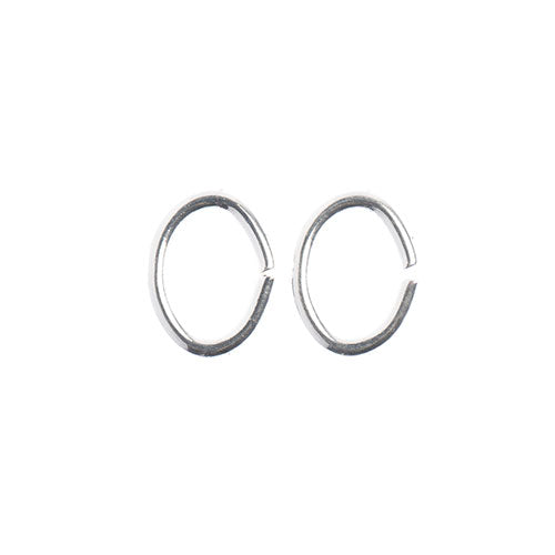 Must-Have Finding - 6x5mm Jump Ring Oval - Silver (98pcs)