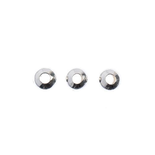 Must-Have Finding - 4mm Metal Spacer Bead - Silver (115pcs)