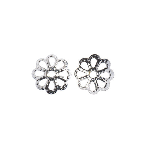 Must-Have Finding - 6mm Bead Cap Filigree - Silver (120pcs)