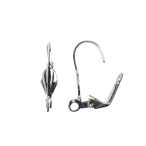 Must-Have Finding - 19mm Earwire Leverback - Silver (10pcs)