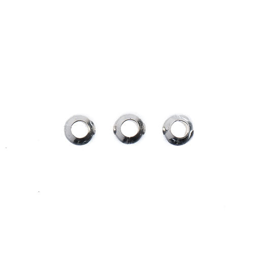 Must-Have Finding - 3mm Metal Spacer Bead - Silver (165pcs)