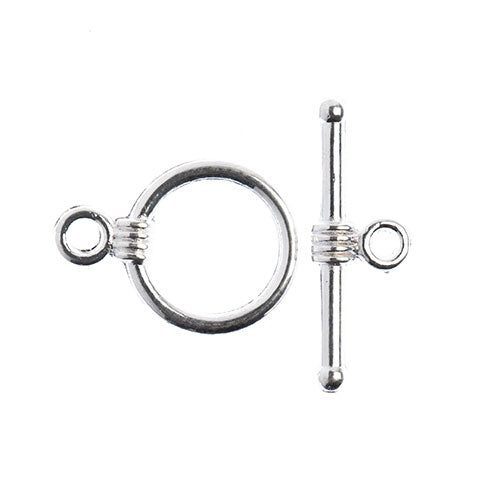 Must-Have Finding - 11mm Toggle Clasp - Pewter (9pcs)